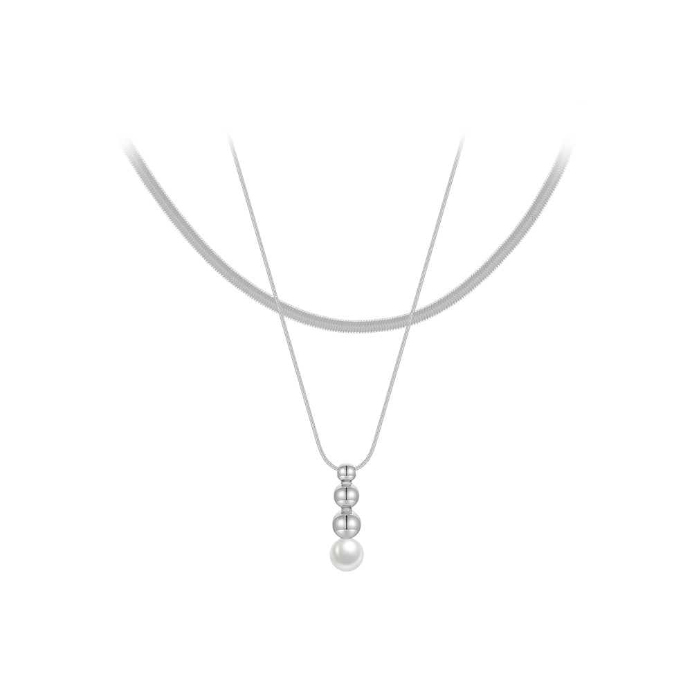 Seraphina Pearl Drop Necklace