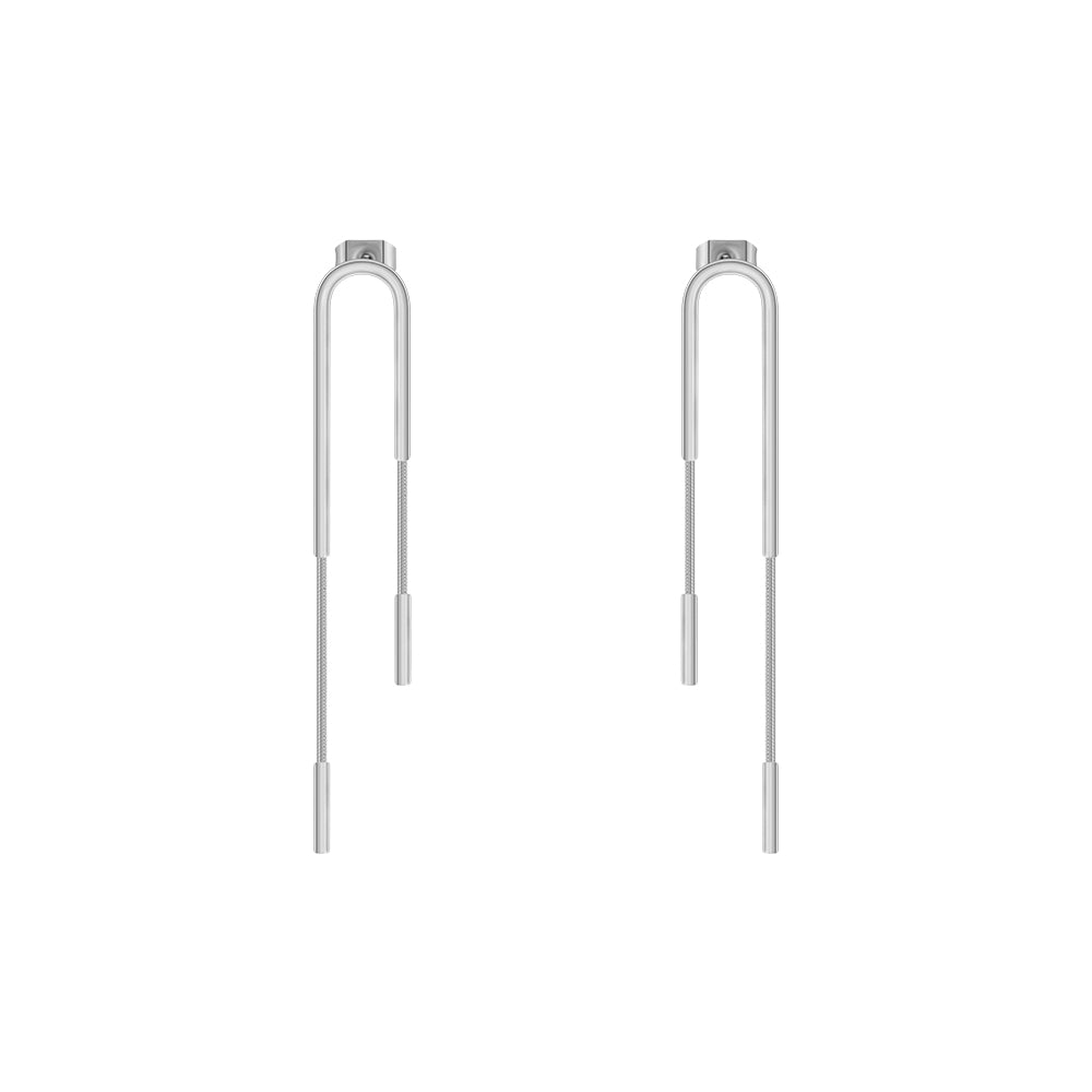Cassia Modern Drop Earrings