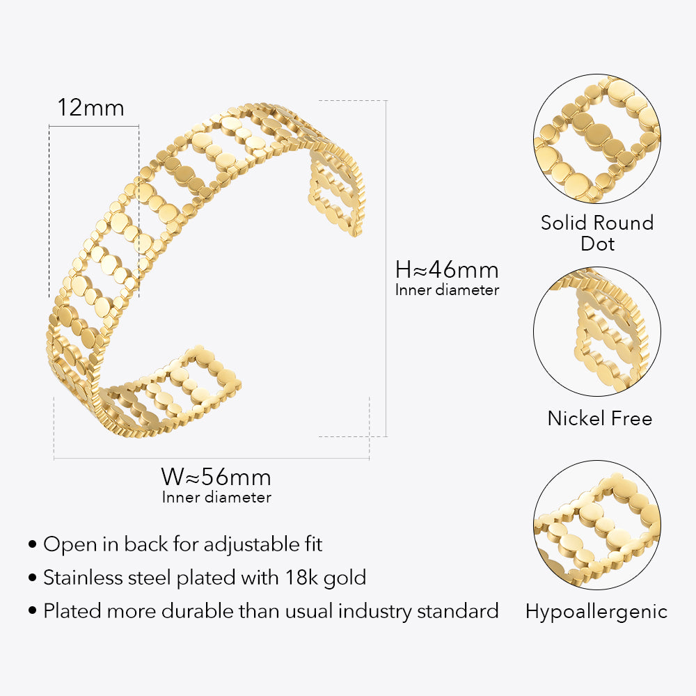 Zara Round Dot Bracelet
