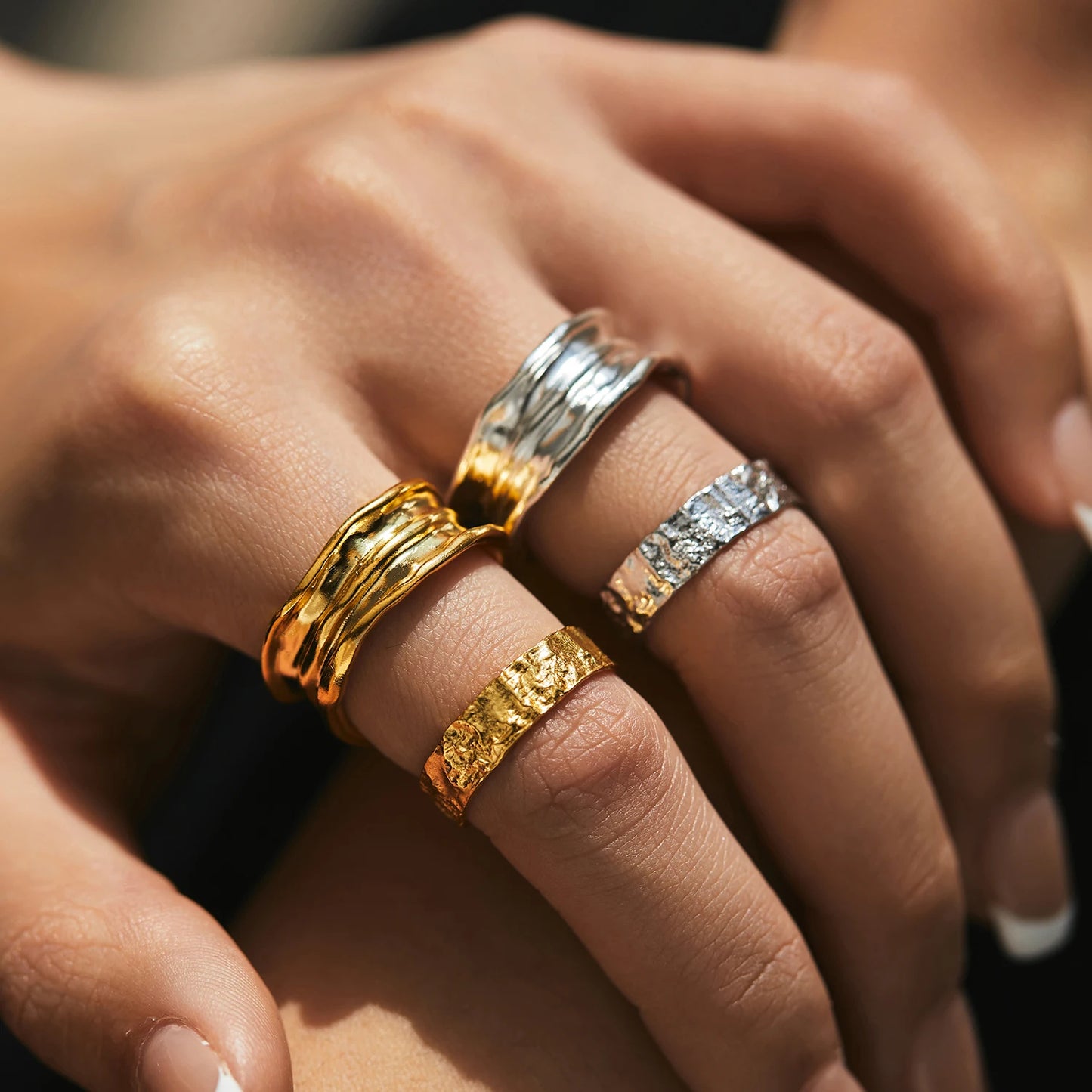 Wavy Adjustable Ring