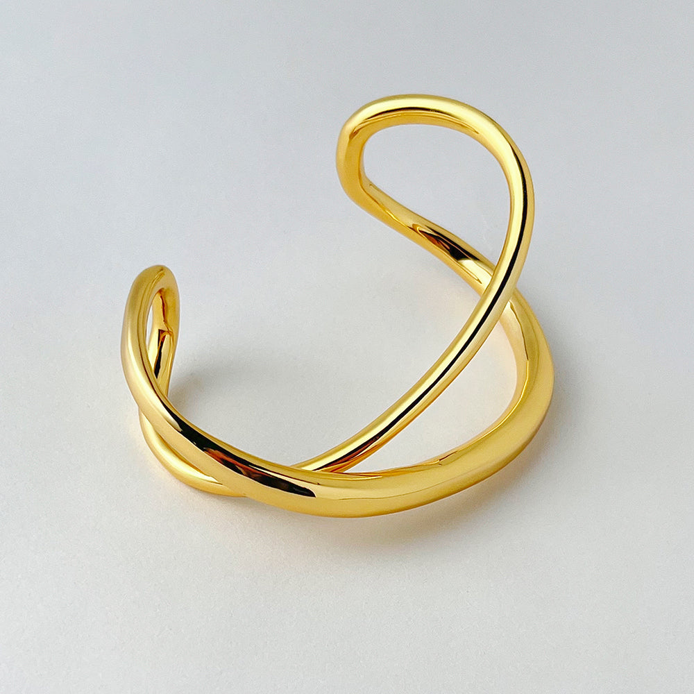 Isolde Wave Cuff Bracelet