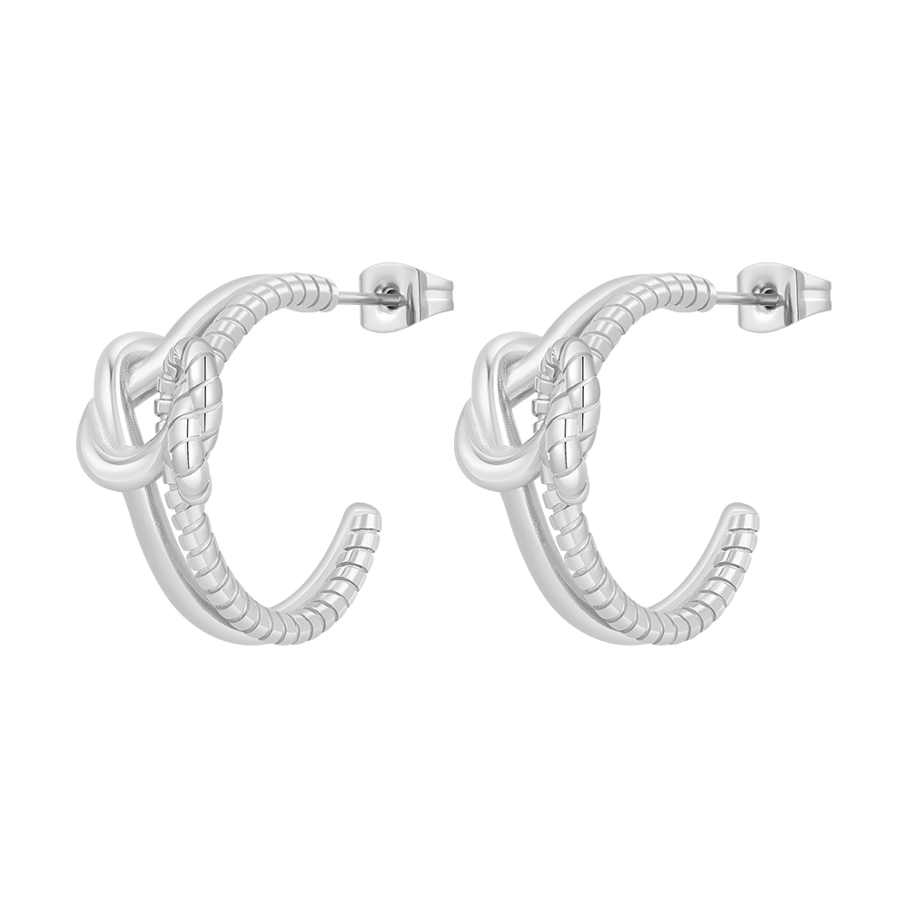 Seraphine C Shape Thorns Stud Earrings