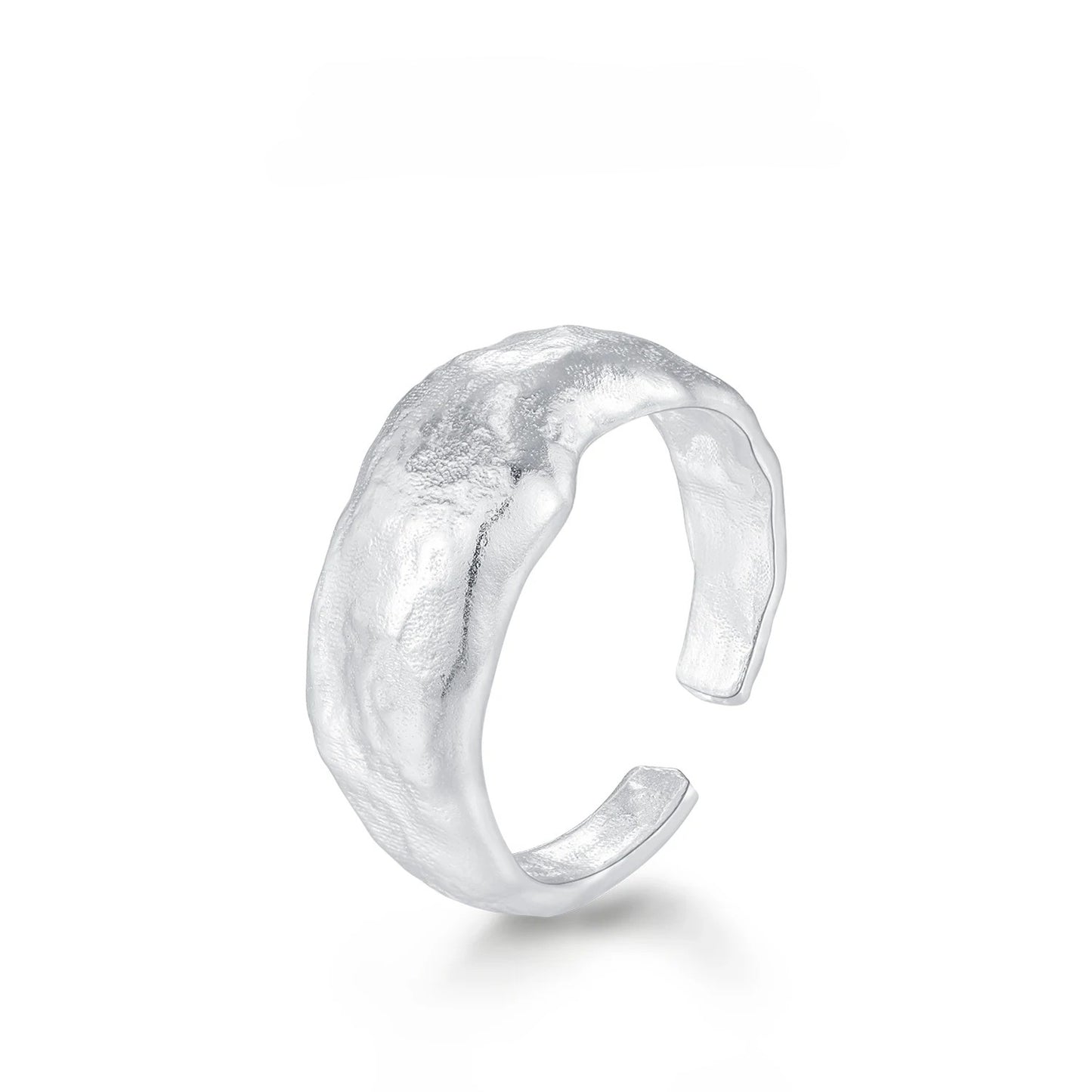 925 Sterling Silver ring with a textured design