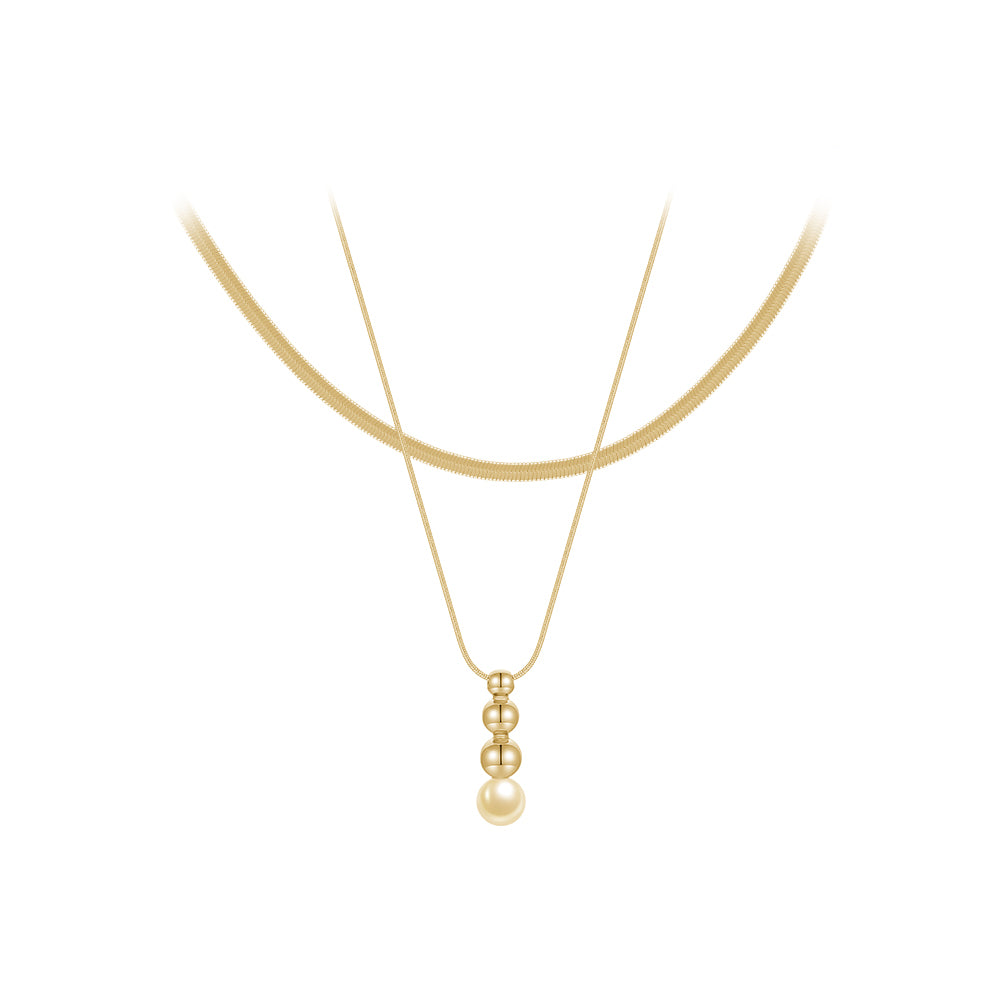 Seraphina Pearl Drop Necklace