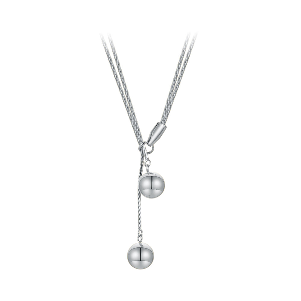 Selma Double Sphere Necklace