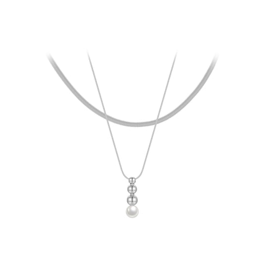 Seraphina Pearl Drop Necklace