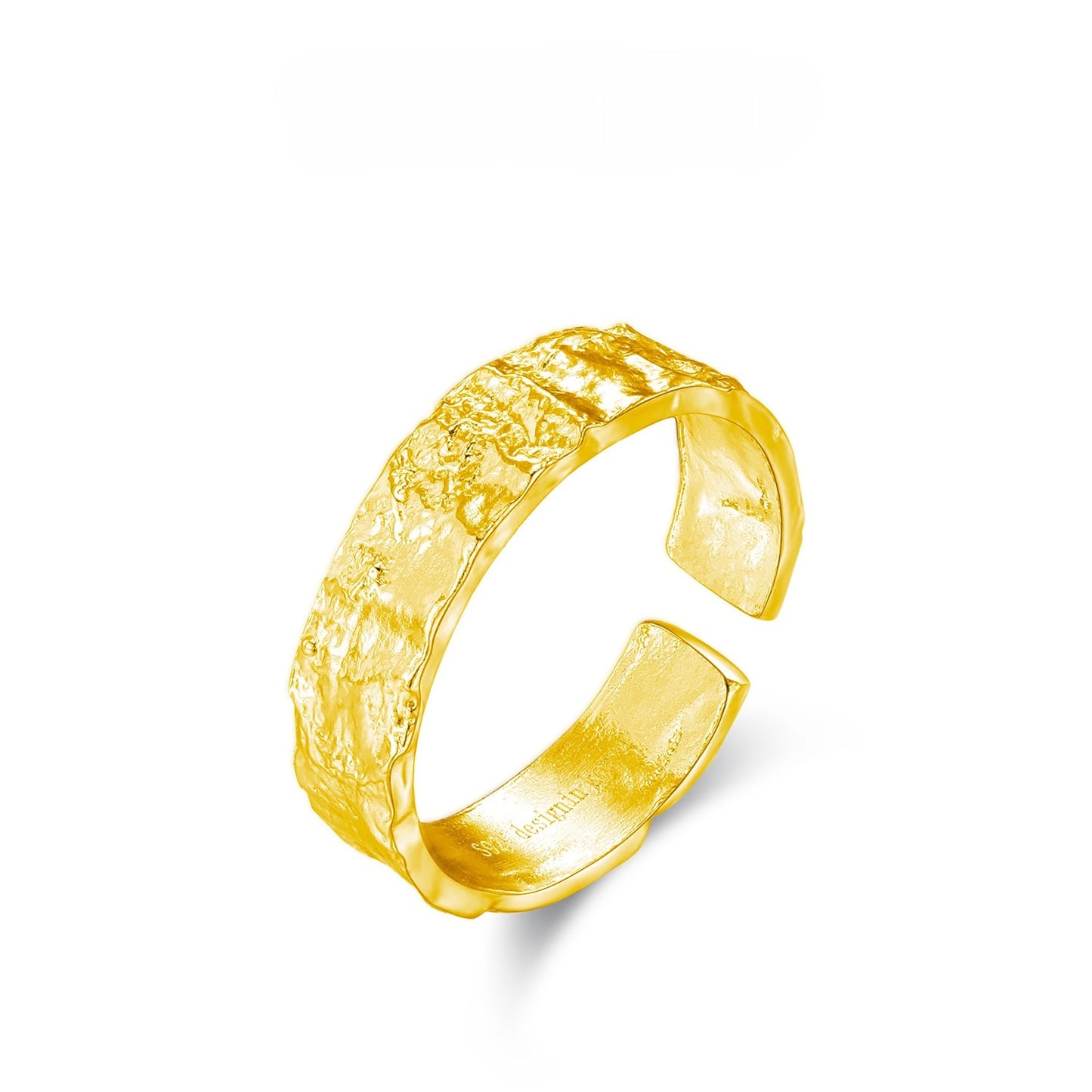 Textured Adjustable Ring
