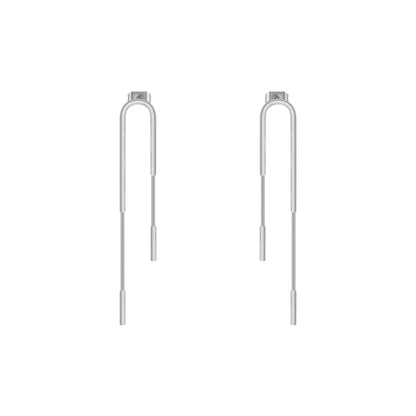 Cassia Modern Drop Earrings