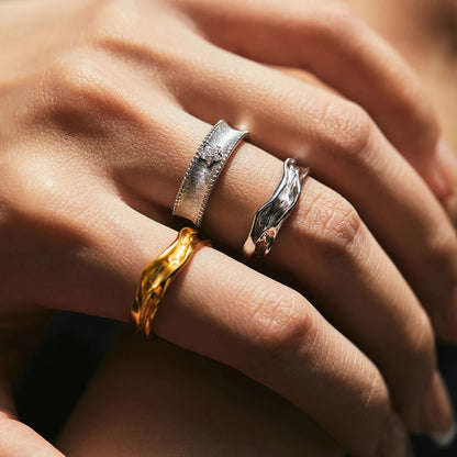 Star Cluster Adjustable Ring