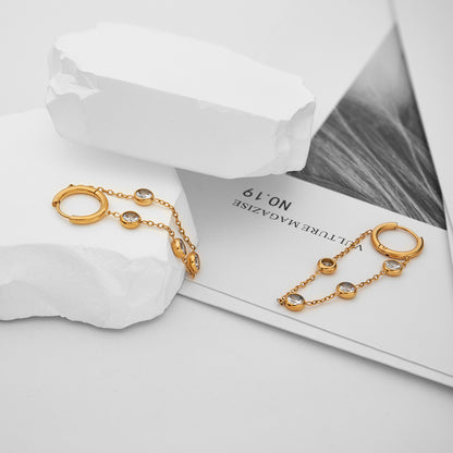 Callista Zircon Drop Earrings