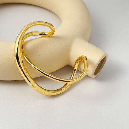 Isolde Wave Cuff Bracelet