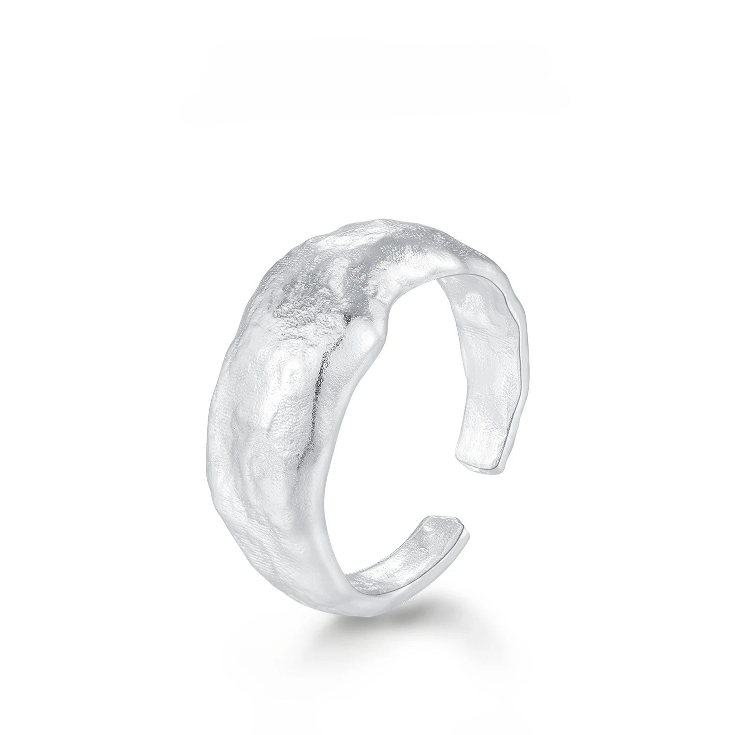 925 Sterling Silver ring with a textured design