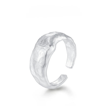 925 Sterling Silver ring with a textured design
