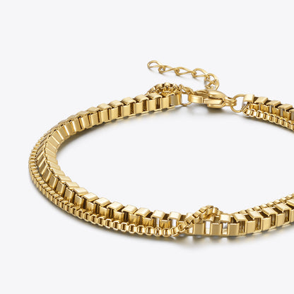 Aria Geometry Drip Oil Open Luminous Bangle