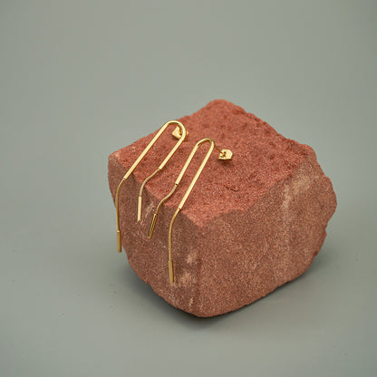 Cassia Modern Drop Earrings