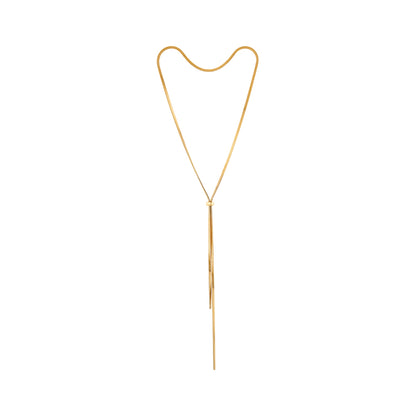 Selene Golden Drop Necklace