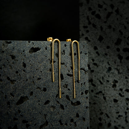 Cassia Modern Drop Earrings