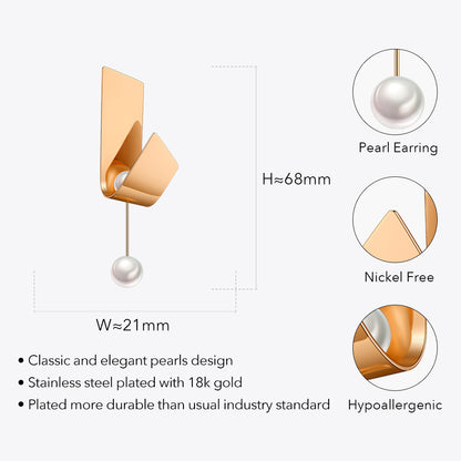 Verena Pearl Drop Earings