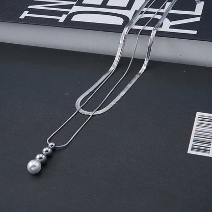 Seraphina Pearl Drop Necklace
