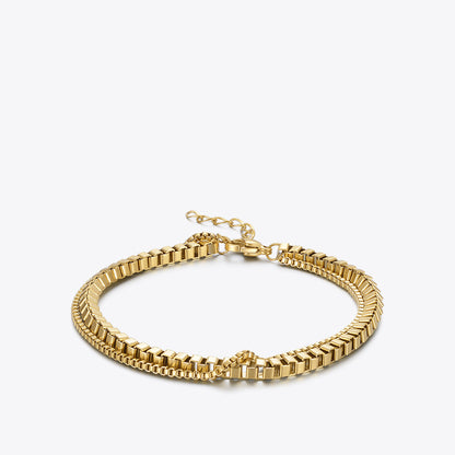 Aria Geometry Drip Oil Open Luminous Bangle