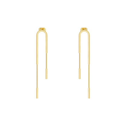 Cassia Modern Drop Earrings