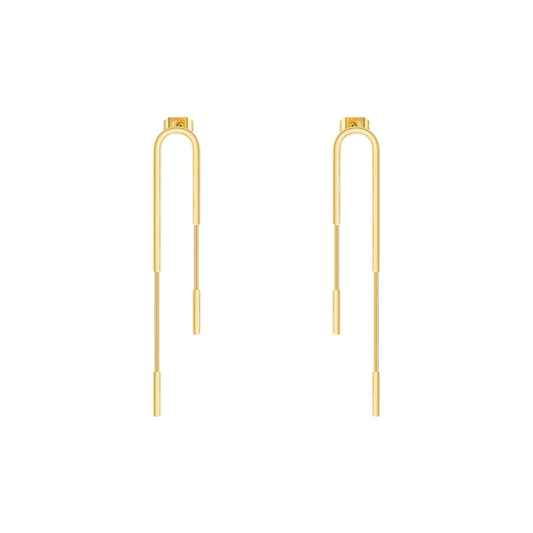 Cassia Modern Drop Earrings
