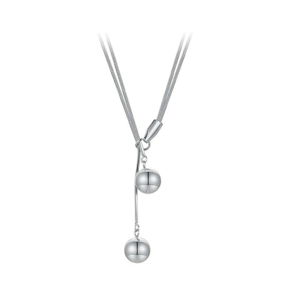 Selma Double Sphere Necklace